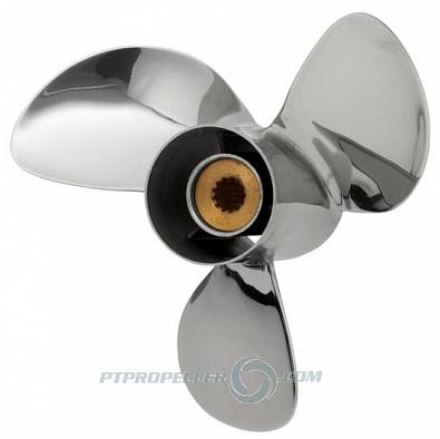 Изображение товара SRD3R15P-YS50 Гребной винт PowerTech для моторов 40-60 л.с., 3x11-1/4x15, 3-х лопастной, правый, ста
