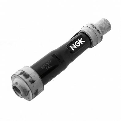 Изображение товара SD05FP Наконечник высоковольтного провода NGK на резьбовой стержень (резистор 5кОм)