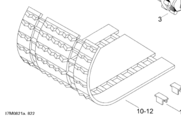 Изображение товара Chenille *track-assy 20x156x1.25