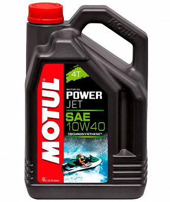 Изображение товара 105874 Моторное масло MOTUL Power Jet 4T 10W40 для 4-х тактных гидроциклов, 4@4л
