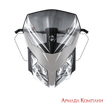 Изображение товара High windshield (450mm)