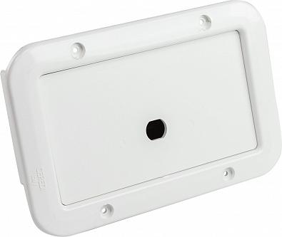 Изображение товара 6804_150x230 Бокс встраиваемый с крышкой, 150x230x100мм, белый пластик (Ceredi)