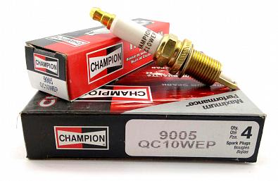 Изображение товара QC10WEP Свеча зажигания CHAMPION Iridium QC10WEP/9005 OEM: Mercury 33-8M0051514/33-843220Q, BRP