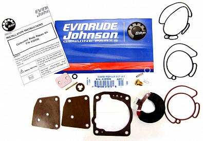 Изображение товара 0438996 Рем.комплект карбюратора для JOHNSON/EVINRUDE 90-300 V4-V8 60° ('88-01)   OEM: 18-7247, G405