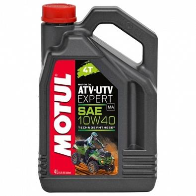 Изображение товара 105939 Моторное масло для квадроциклов MOTUL ATV-UTV EXPERT 10W40, полусинт., 4@4л