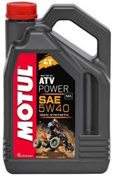 Изображение товара 105898 Моторное масло для квадроциклов MOTUL ATV Power 4T 5W40, 100% Synth, 4@4л