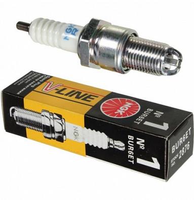 Изображение товара BUR6ET Свеча зажигания NGK V-Line №1 BUR6ET/2876