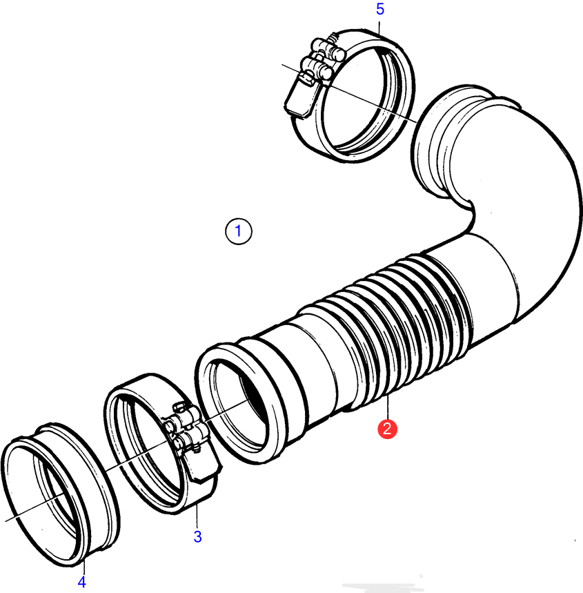 Изображение товара Exhaust pipe elbow