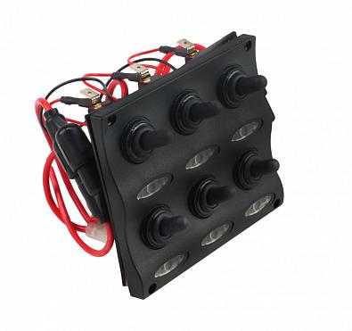 Изображение товара C91342LED Панель бортового питания диодная индикация, 6 переключателей (Easterner, )