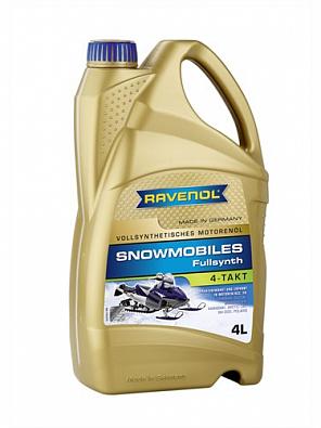 Изображение товара 1151311-004-01-999 Моторное масло для 4-Тактных снегоходов RAVENOL Snowmobiles 4-Takt Fullsynth (4л)