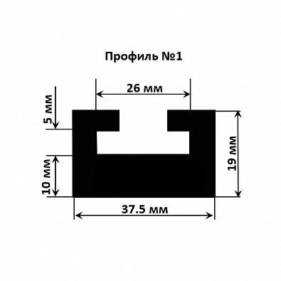 Изображение товара 408-56-80-SL Склиз Sledex для снегоходов Ski-Doo, Lynx, Тайга РМ, профиль 8 (№1), 1422мм, черный