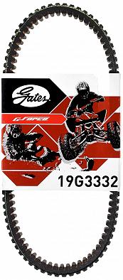 Изображение товара 19G3332 Ремень вариатора GATES G-Force для ATV YAMAHA 400/450 Grizzly/Kodiak/Rhino/Wolverine, 30x876