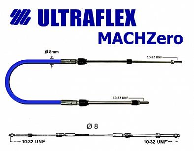 Изображение товара MachZero-18 Трос газ-реверс (2шт) C8 - 18 футов/5.49м (ULTRAFLEX, )