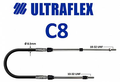 Изображение товара C8-19 Трос газ-реверс (2шт) 19 футов (5.8 м) (ULTRAFLEX, )