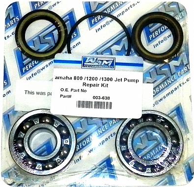 Изображение товара 003-638 Рем.комплект водомета для гидроциклов YAMAHA GP800/FX1000/XLT1200   OEM: 93101-28M66/93101-2