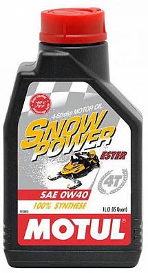 Изображение товара 105891 Моторное масло MOTUL Snowpower 4T 0W40, 12@1л