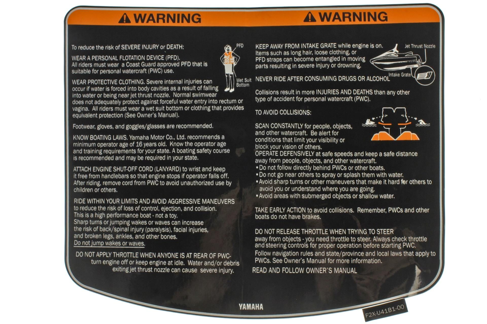 Изображение товара Label, Warning Uniform 1