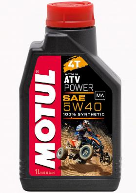 Изображение товара 105897 Моторное масло для квадроциклов MOTUL ATV Power 4T 5W40 100% Synth,12@1л