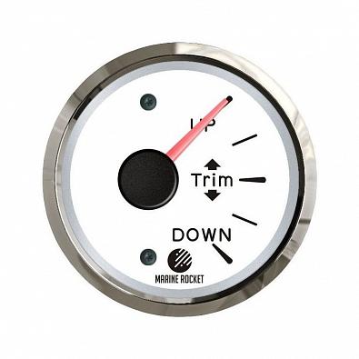 Изображение товара TMA0014WSMR Трим-указатель, белый циферблат, нержавеющий ободок, д. 52 мм, (Marine Rocket)