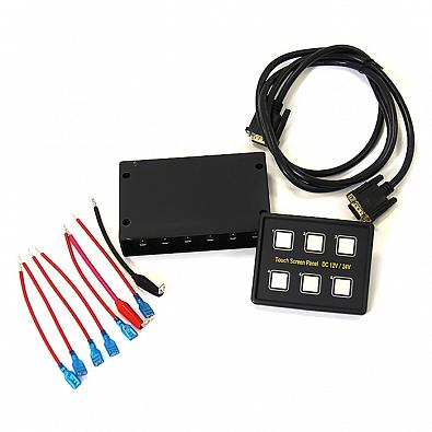 Изображение товара TSP6 Панель 6 клавиш сенсорная c блоком питания 12/24В DC (NEKEKE)