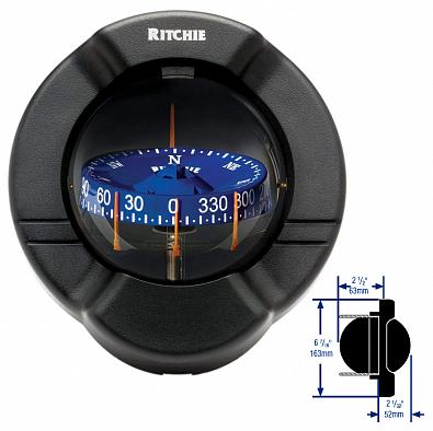 Изображение товара SS-PR2 Компас магнитный RITCHIE SUPERSPORT, черный/подсветка синяя 12-24V ()