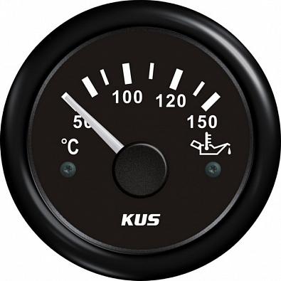 Изображение товара KY14202 Указатель температуры масла (50-150°C), черный циферблат/ободок, Ø52мм