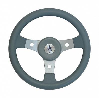 Изображение товара VN70103-03 Рулевое колесо DELFINO, обод серый/спицы серебряные, Ø310мм (Volanti Luisi, )