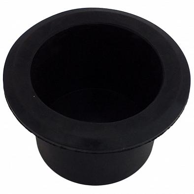 Изображение товара 48.430.10 Подстаканник врезной - Ø75x55, черная резина (Osculati)