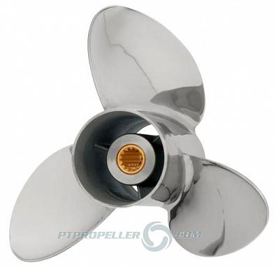 Изображение товара SRA3R10P-YM30 Гребной винт PowerTech для YAMAHA 20-30 л.с., 3x10x10, 3-х лопастной, правый, сталь