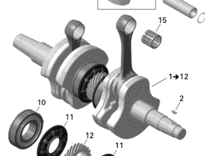 Изображение товара VILEBREQUIN ASS*CRANKSHAFT ASS Y