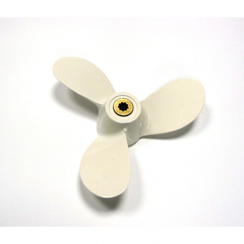 Изображение товара Винт гребной алюминиевый Yamaha Propeller 6L5-45952-00-00/EL (диаметр 7 ¼
шаг 5 ½ серия BS) (Yamaha 3А, F2A, F2,5A)