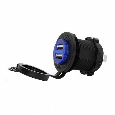 Изображение товара SK-DS2013-4.2a Разъем USB Skipper 5В 2х2.1А