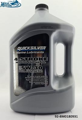 Изображение товара 8M0180931 Моторное масло синтетическое 5W30 QUICKSILVER Full Synthetic для ПЛМ, 3@4л