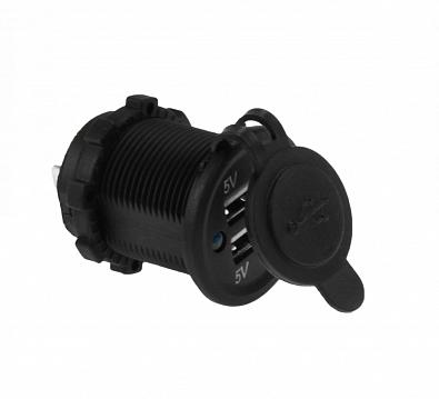 Изображение товара AES1118SU013 Разъем врезной USB 2x5V/2.1+1А (AES.Co, )
