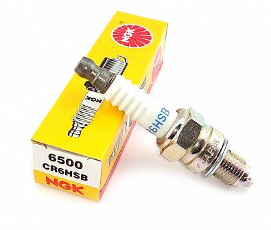 Изображение товара CR6HSB Свеча зажигания NGK CR6HSB/6500 для YAMAHA F4B/F5A/F6C OEM: 94702-00372