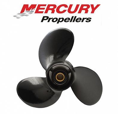 Изображение товара Винт гребной алюминиевый Quicksilver Black Max 48-897754A11 (диаметр 9 ½ шаг 11 ½)  (Tohatsu M9.9/15D2/18E2, MFS9,9-20E; Mercury 9,9MH (247cc), 15MH (294cc), F15-20 (Japan), F10-20EFI; Hidea HD 9,9Pro/18-20; Gladiator G9,9 Pro; HND OB9,9Pro)