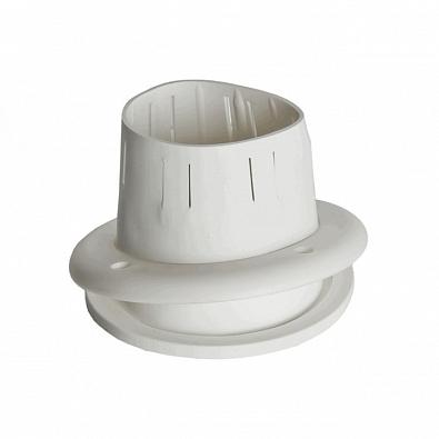 Изображение товара 010191WT Кожух для пучка тросов, Ø105x70мм, (R.4W, R4W) белый (Техномарин)