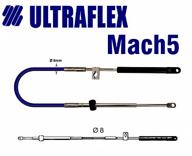 Изображение товара Mach5-13 Трос газ-реверс для MERCURY/MARINER/MERCRUISER, 13 футов (3.96м), аналог C5 (ULTRAFLEX, )
