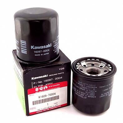 Изображение товара K1609-70008 Фильтр масляный для мототехники SUZUKI/KAWASAKI   OEM: K1609-70004/16097-0004/16097-0008