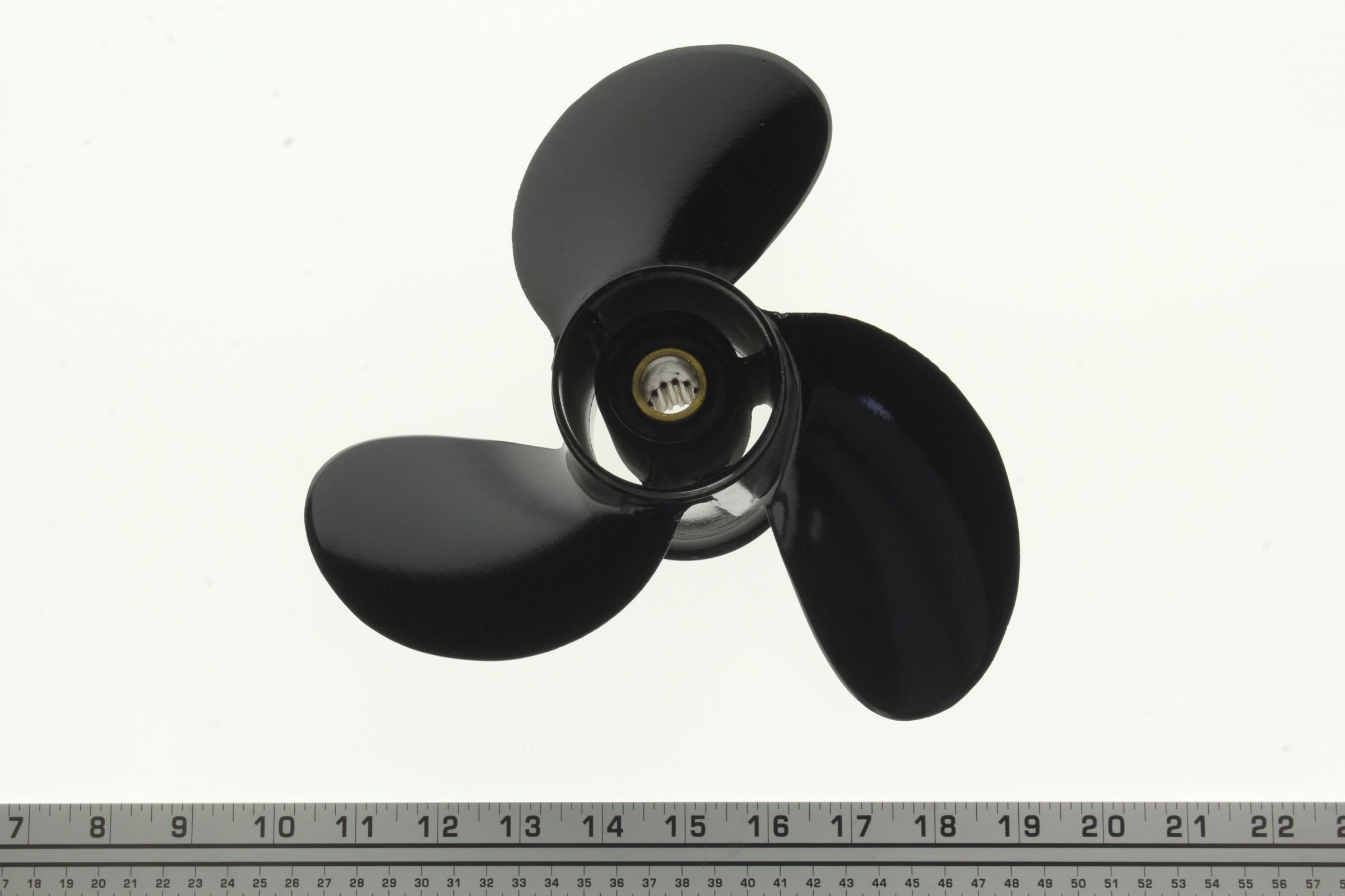 Изображение товара Винт гребной алюминиевый Quicksilver Black Max 48-897752A11 (диаметр 9 ½ шаг 10)  (Tohatsu M9.9/15D2/18E2, MFS9,9-20E; Mercury 9,9MH (247cc), 15MH (294cc), F15-20 (Japan), F10-20EFI; Hidea HD 9,9Pro/18-20; Gladiator G9,9 Pro; HND OB9,9Pro)