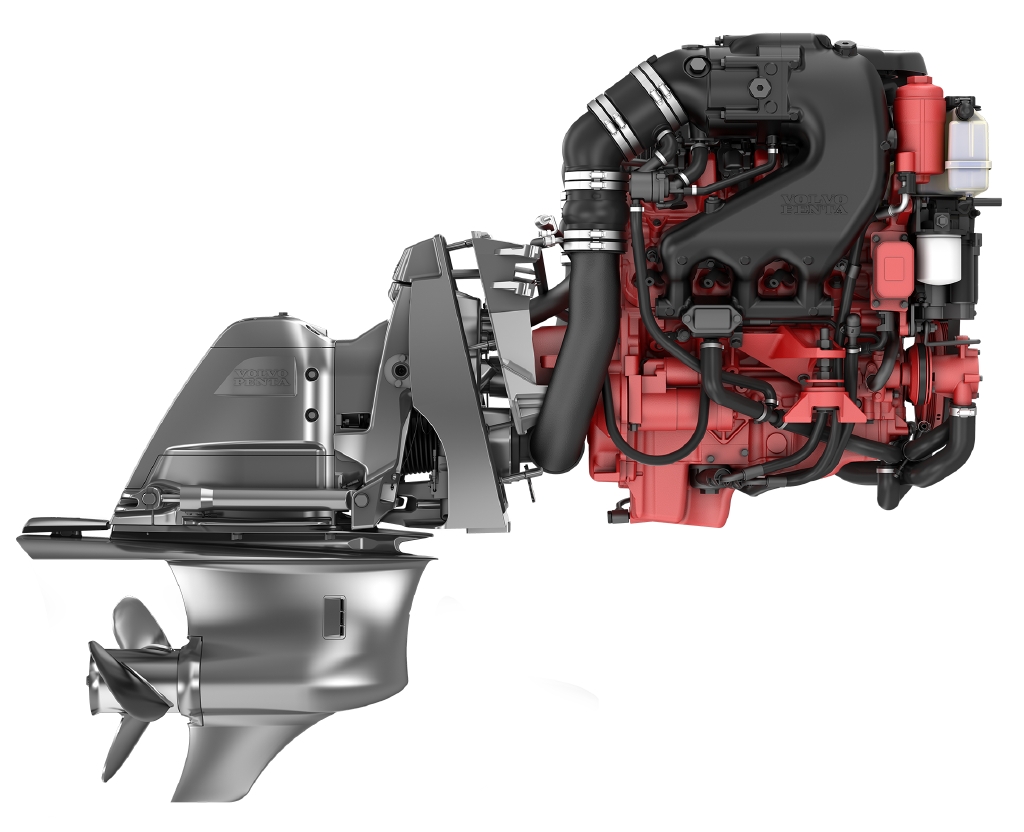 Изображение товара Судовой Двигатель V6-200 VOLVO PENTA (бензиновый мотор)