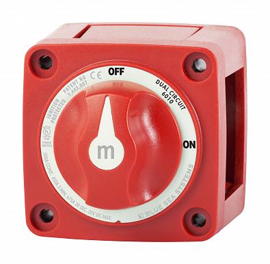 Изображение товара 6010B Выключатель массы для 2xАКБ \"ON-OFF\", до 32V/300А (Blue Sea, )