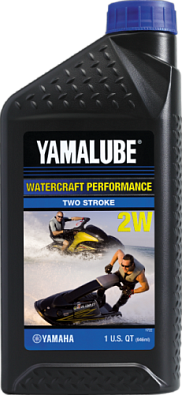 Изображение товара LUB-2STRK-W1-12 Моторное масло YAMALUBE 2W для 2-тактных гидроциклов, полусинтетическое, 946мл