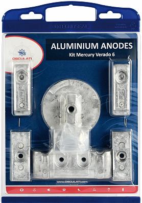 Изображение товара 43.356.02 Комплект магниевых анодов для MERCURY (8шт.) VERADO 6 (KITVERADO6MG)  (Osculati)