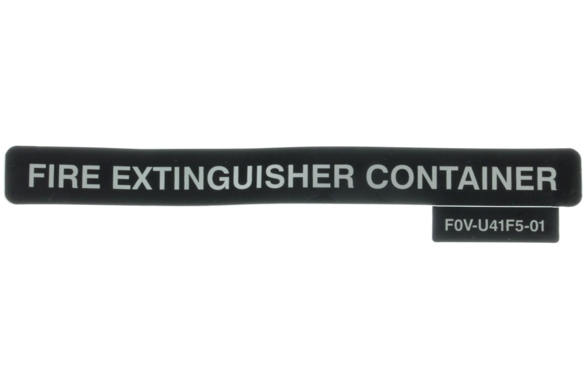 Изображение товара Label, Fire Extinguisher 1