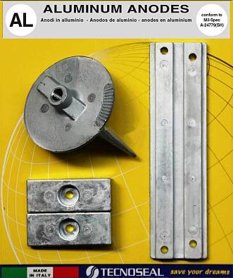 Изображение товара KIT75/115EFIAL Комплект алюминиевых анодов для MERCURY EFI 75-115 л.с. (TECNOSEAL)