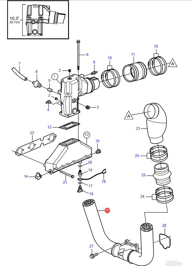 Изображение товара Exhaust Pipe