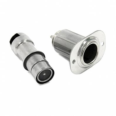 Изображение товара C14261 Розетка прикуривателя 12V, нержавеющая сталь (Easterner, )