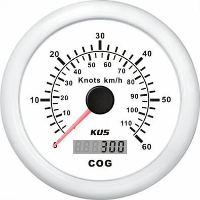 Изображение товара KY08304 Спидометр GPS аналоговый (WW), 60 узл. (KUS)