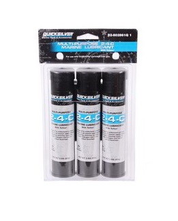 Изображение товара 8M0133902 Смазка QUICKSILVER 2-4-C (желтая) (3 картриджа для маленького пистолета), (802861Q1) 85 г